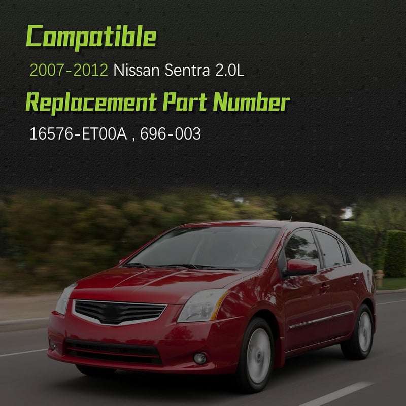 VINMS 16576-ET00A Engine Air Intake Hose Tube With Clamps for 2007 2008 2009 2010 2011 2012 Nissan Sentra 2.0L - Image 2